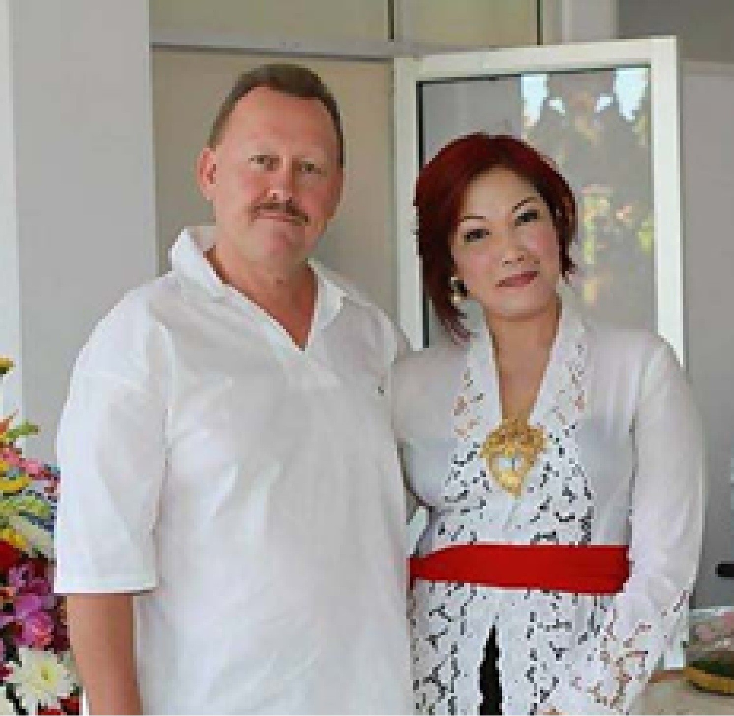 Made Jati, Michael and Sean in Sanur in 1994.